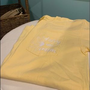 Daisy Me Rollin Comfort Colors Pocket Tee